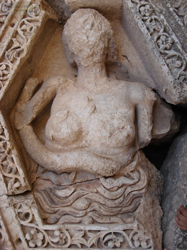 Detail of the Roman Ruins in Baalbek